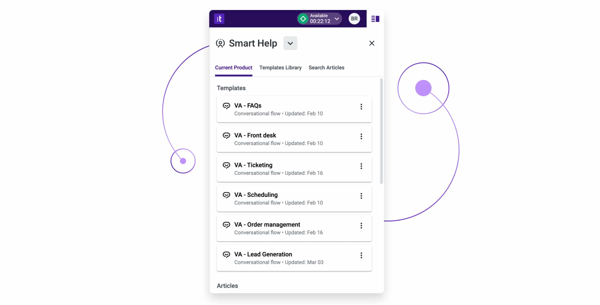 Smart Help Virtual Agent