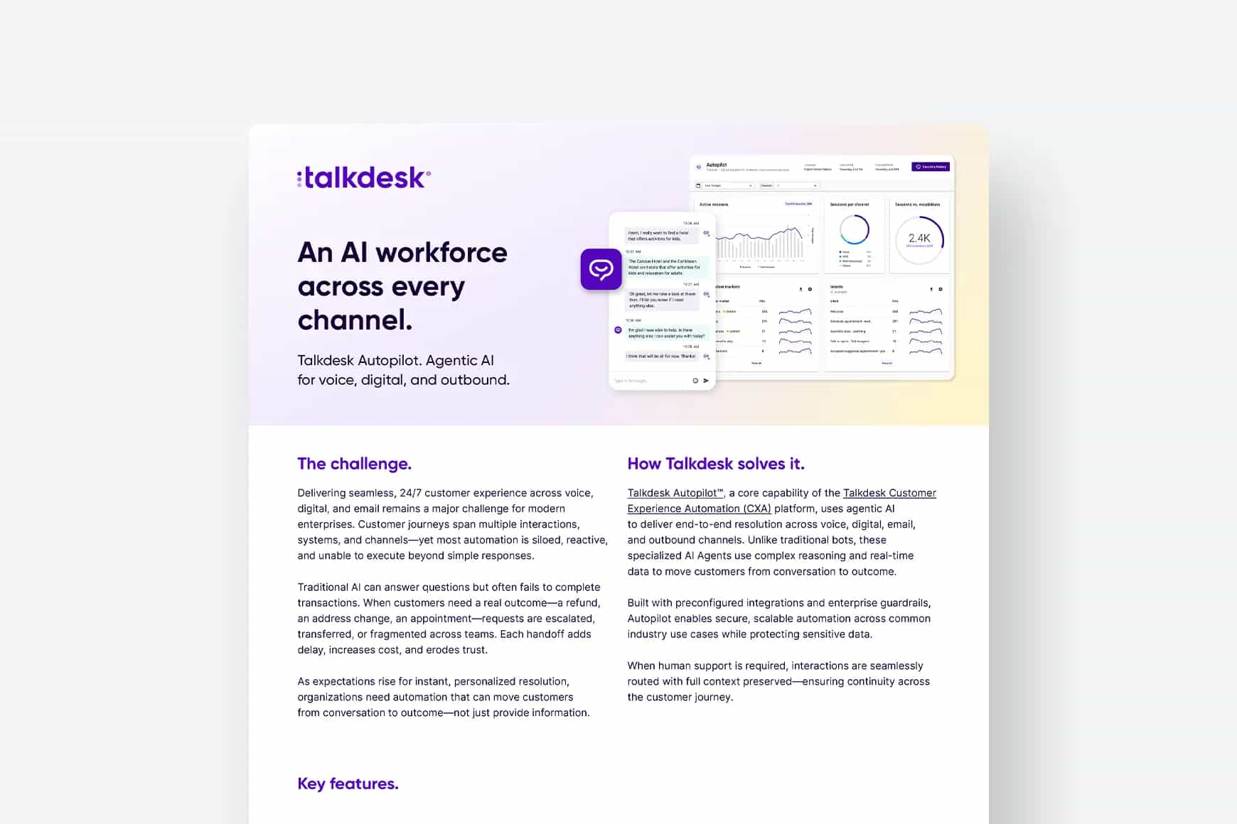 Talkdesk Autopilot