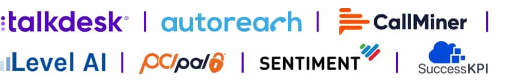 Talkdesk Autoreach Callminer Levelai Pcipal Sentiment Successkpi