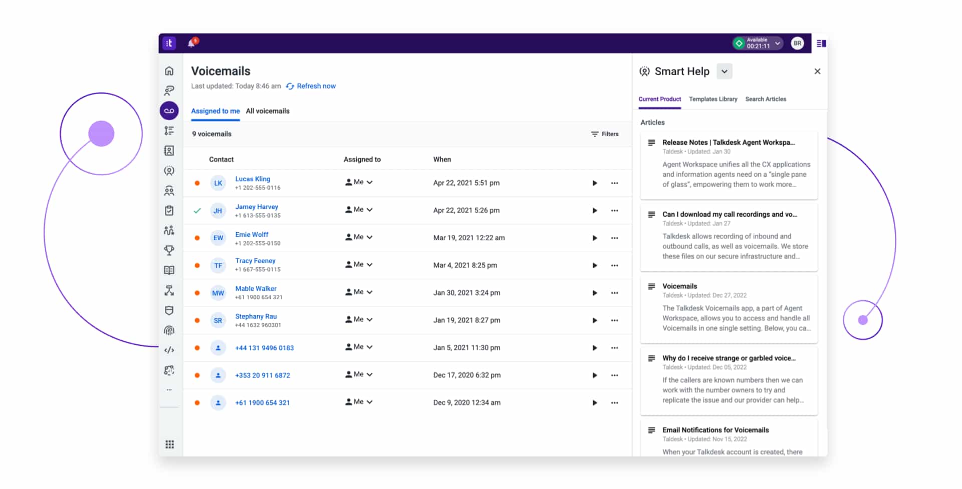 Smart Help Voicemails Tool