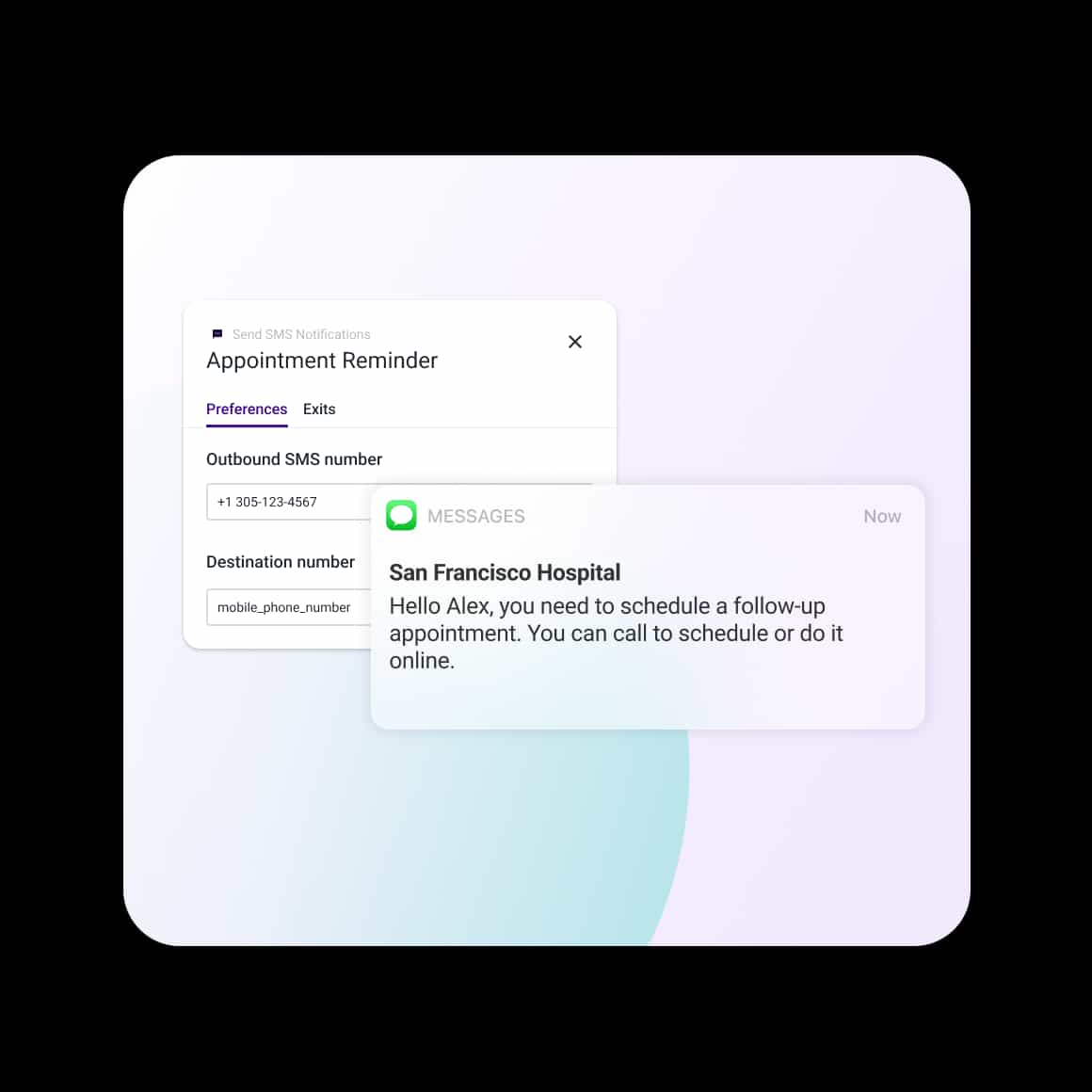 During Patient Journey Txt Message
