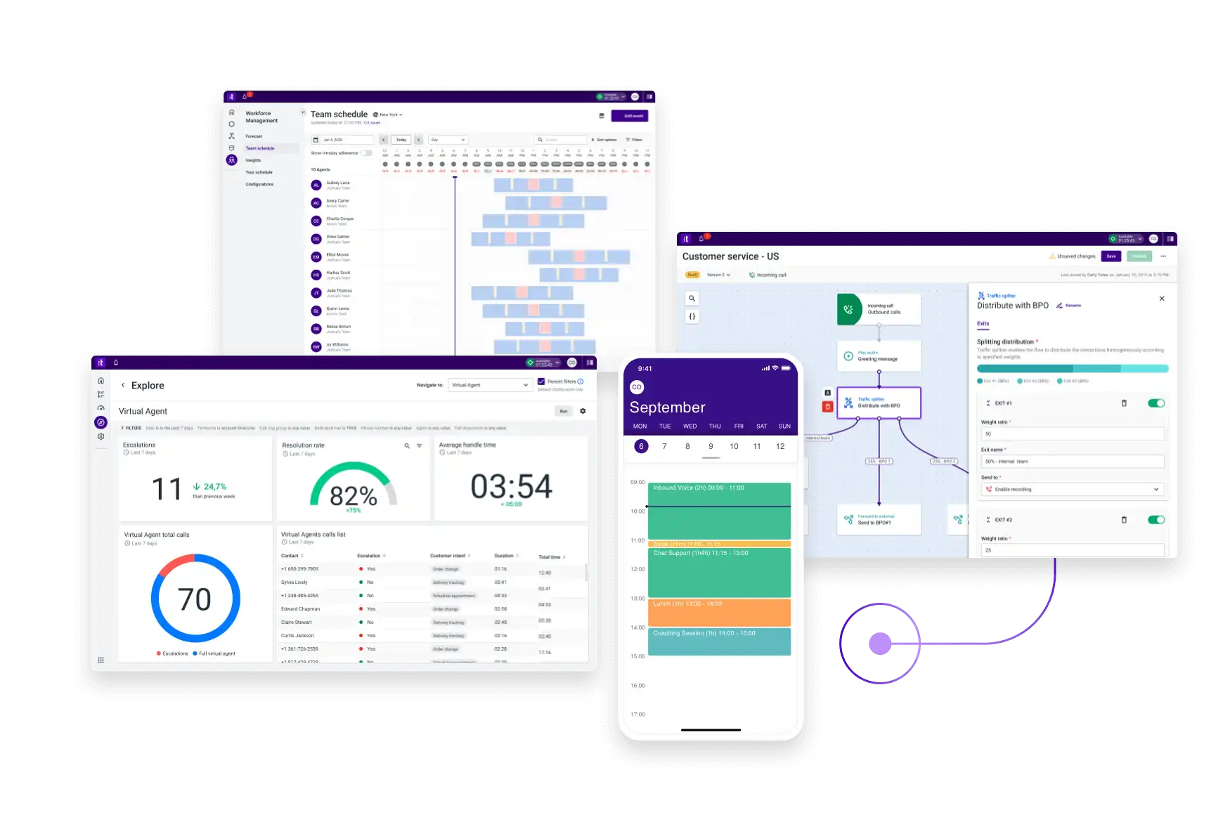 A plataforma potencializada pela CXA foi construída para faculdades e universidades.